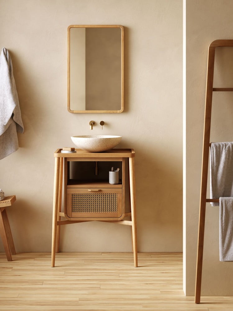 Inspiracje: Łazienka, Styl boho, Styl skandynawski