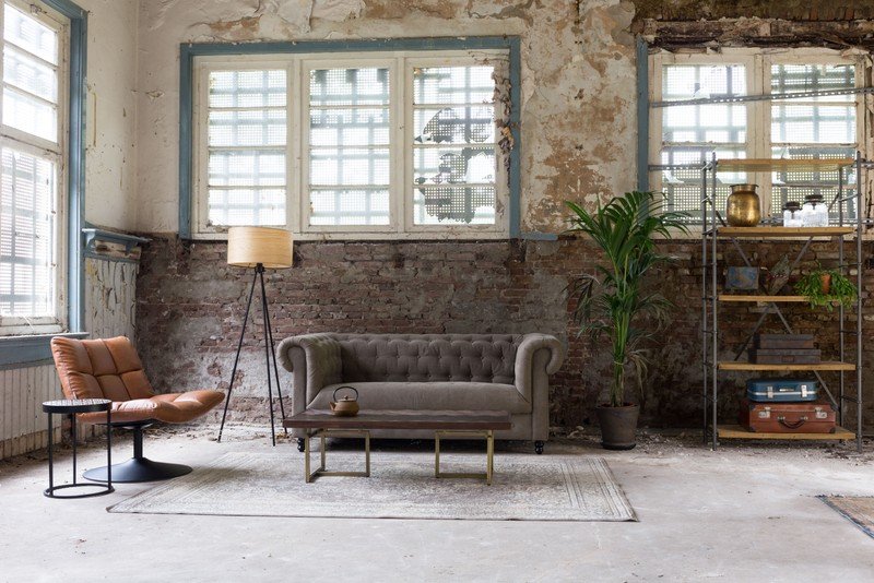Inspiracje: Salon, Styl industrialny