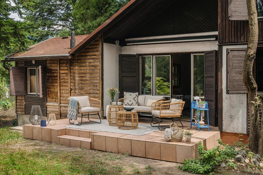 Inspiracje: Dom letniskowy, Balkon i taras, Ogród