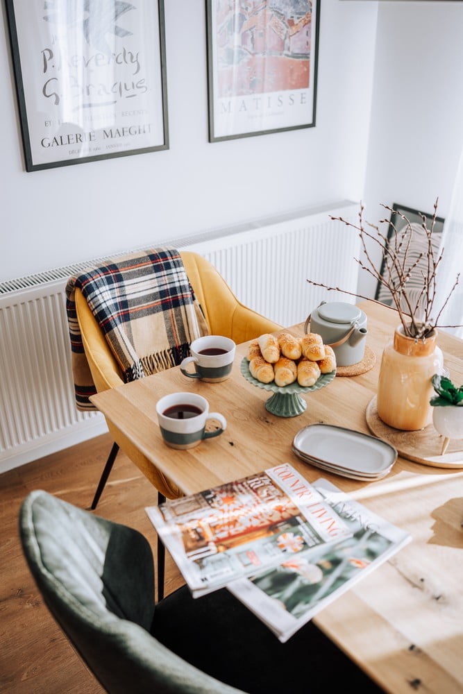 Inspiracje: Jadalnia, Rustykalny styl