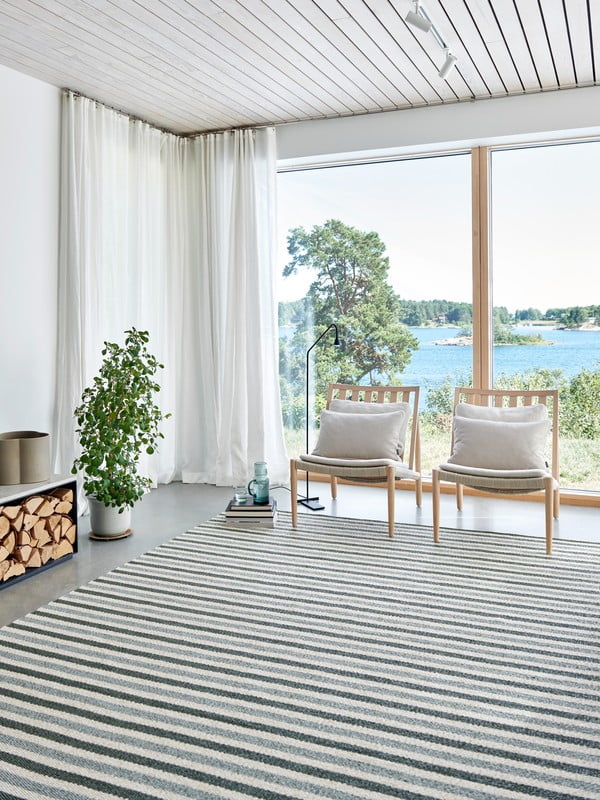 Inspiracje: Salon, Styl skandynawski, Tekstylia