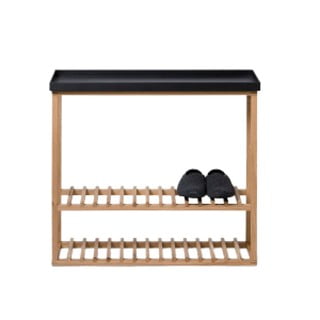 Drewniane schowki na buty