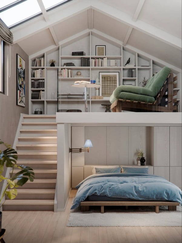 Inspiracje: Sypialnia, Styl skandynawski