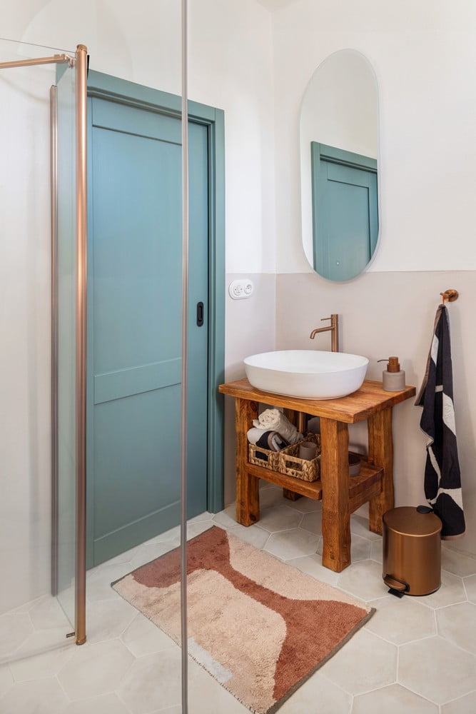 Inspiracje: Łazienka, Rustykalny styl