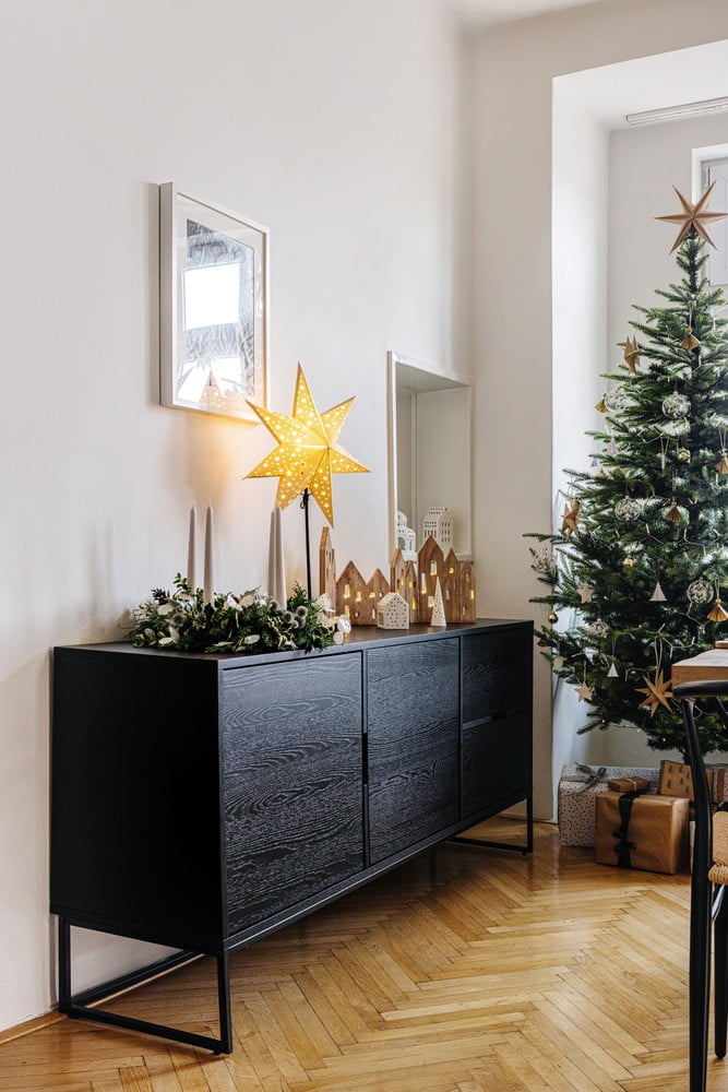 Inspiracje: Boże Narodzenie, Salon, Jadalnia, Dekoracja