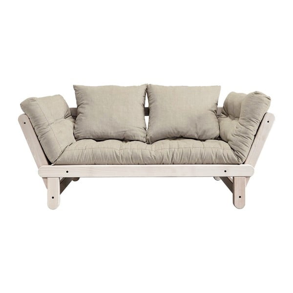 Sofa rozkładana Karup Design Beat Natural Clear/Linen Beige