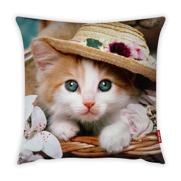 Poszewka na poduszkę Vitaus Cute Kitten, 43x43 cm