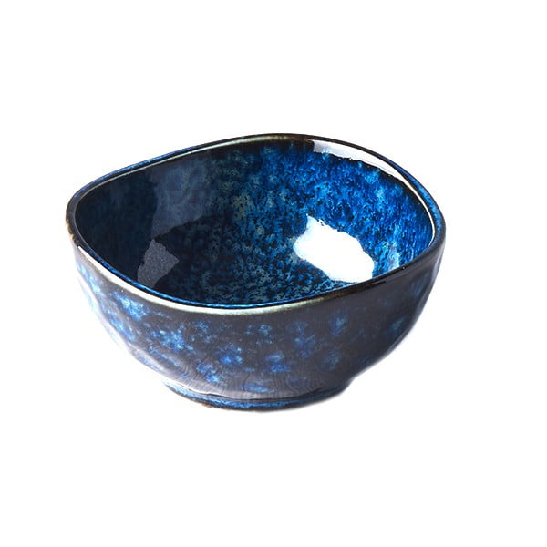 Niebieska miseczka ceramiczna MIJ Indigo, ø 9 cm