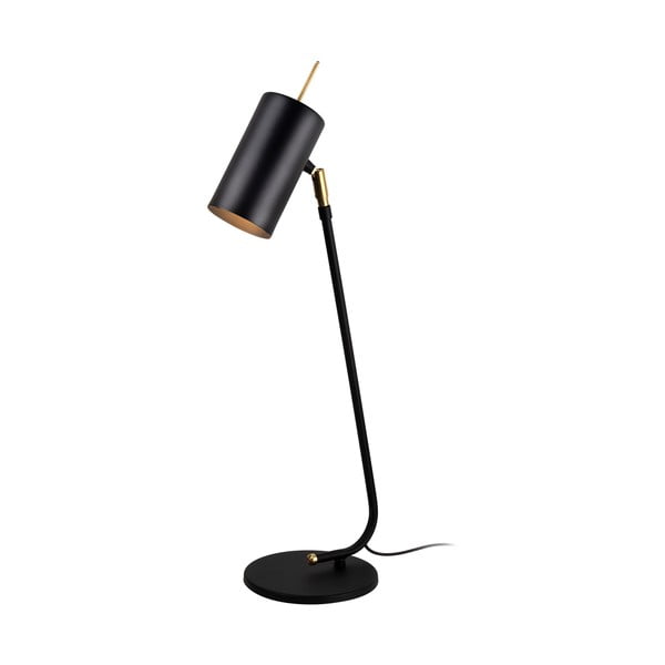Czarna lampa stołowa Squid Lighting Geo, wys. 60 cm