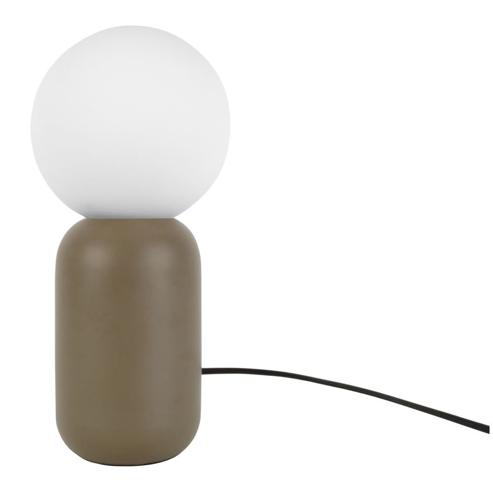 Zielona lampa stołowa Leitmotiv Gala, wys. 32 cm