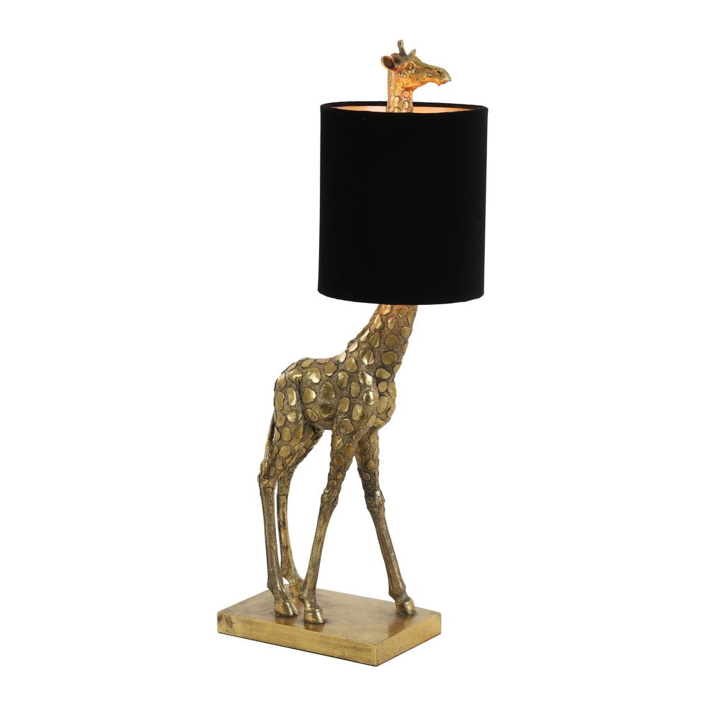 Czarno-brązowa lampa stołowa (wysokość 61 cm) Giraffe – Light & Living