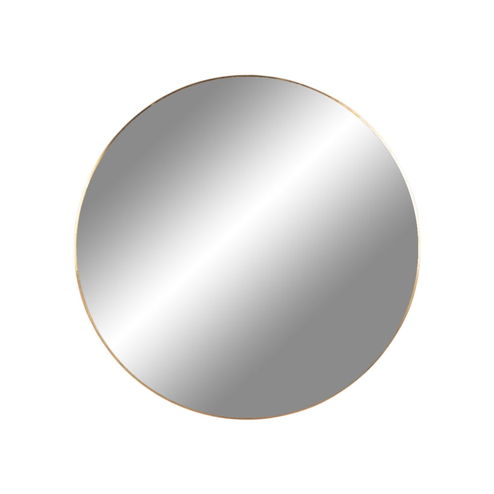 Okrągłe lustro ścienne z ramą w kolorze złota House Nordic Jersey, ø 60 cm