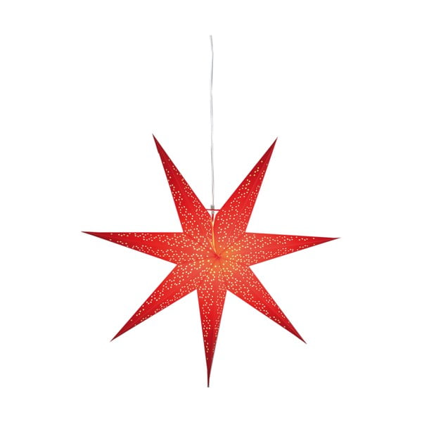 Czerwona dekoracja świetlna Star Trading Dot Red, ⌀ 70 cm