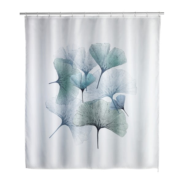 Zasłona prysznicowa odpowiednia do prania Wenko Ginkgo, 180x200 cm