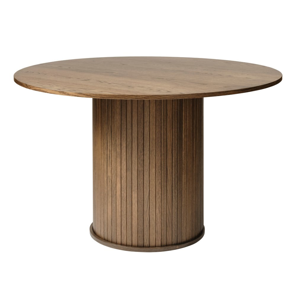Фото - Обідній стіл Unique Okrągły stół w dekorze dębu ø 120 cm Nola –  Furniture brązowy 