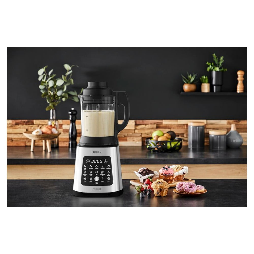 Blender kielichowy w kolorze srebra Perfectmix Cook BL83SD30 – Tefal