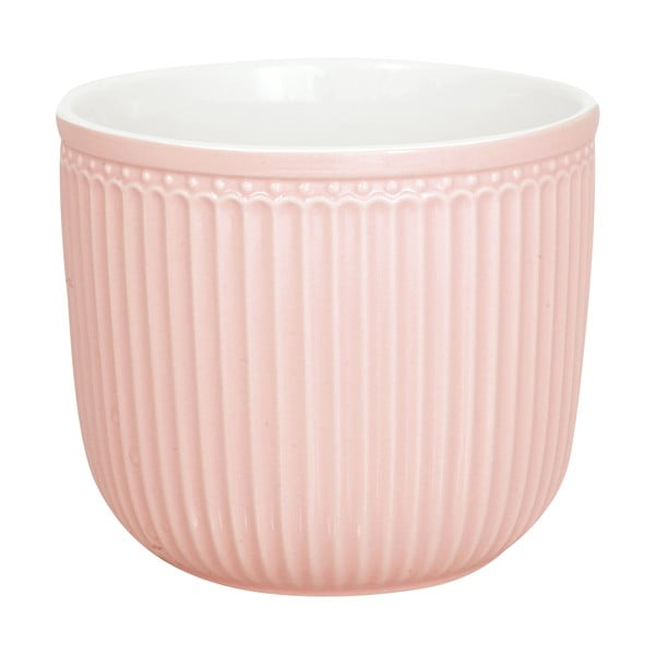 Różowa ceramiczna doniczka Green Gate Alice, ø 16 cm