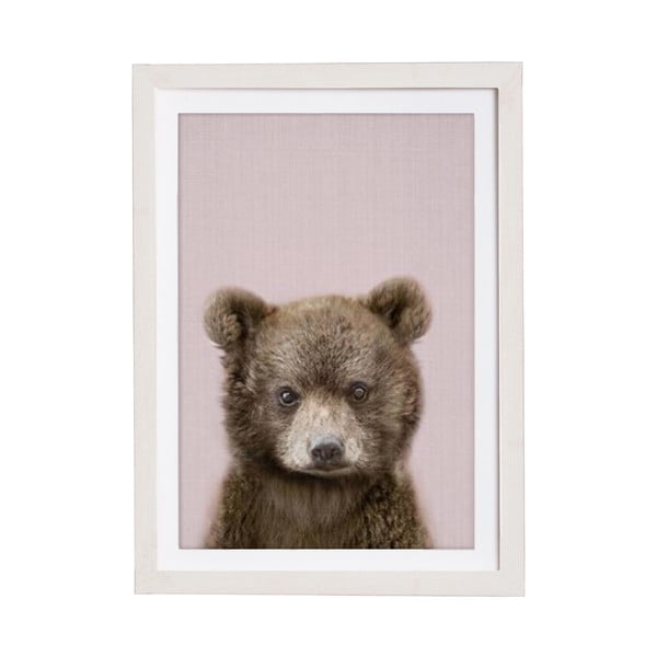 Obraz w ramie Querido Bestiario Baby Bear, 30x40 cm