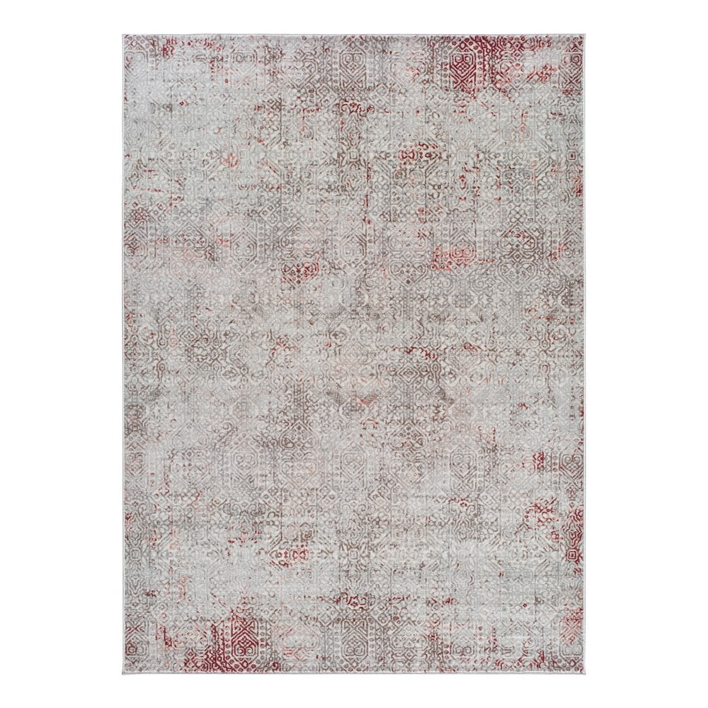 Szaro-różowy dywan Universal Babek, 160x230 cm