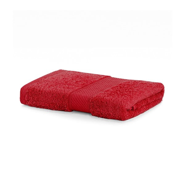 Czerwony ręcznik DecoKing Bamby Red, 50x100 cm