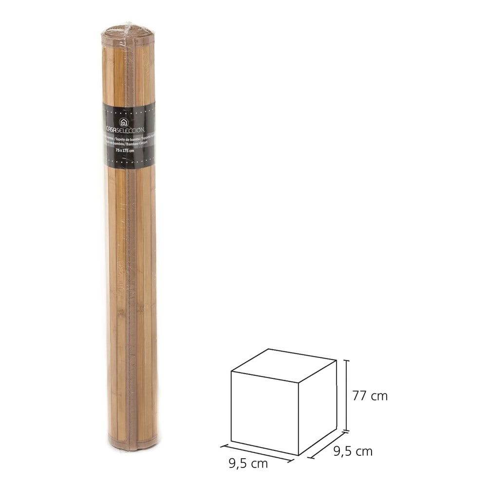 Bambusowy chodnik w naturalnym kolorze 75x175 cm – Casa Selección