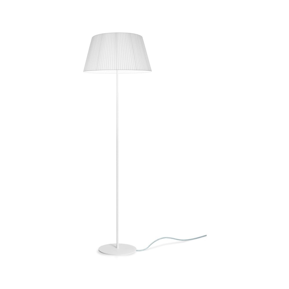 Biała lampa stojąca Sotto Luce Kami, ⌀ 45 cm
