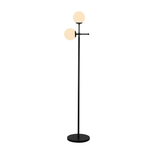 Czarna lampa stojąca Squid Lighting Kruva, wys. 174 cm