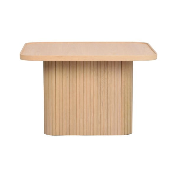 Naturalny stolik z drewna dębowego Rowico Sullivan, 60x60 cm