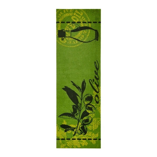 Zielony chodnik Zala Living Olive, 50x150 cm