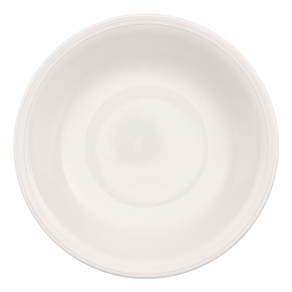 Biały porcelanowy talerz głęboki Villeroy & Boch Like Color Loop, ø 23,5 cm