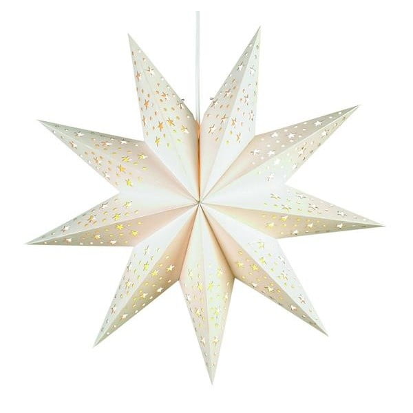 Biała dekoracja świetlna Markslöjd Solvalla Multi, ø 45 cm