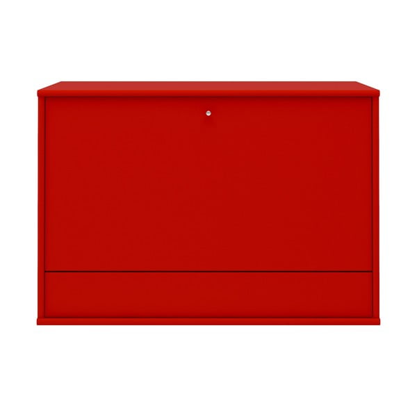 Czerwona wielofunkcyjna szafka ścienna Mistral 004