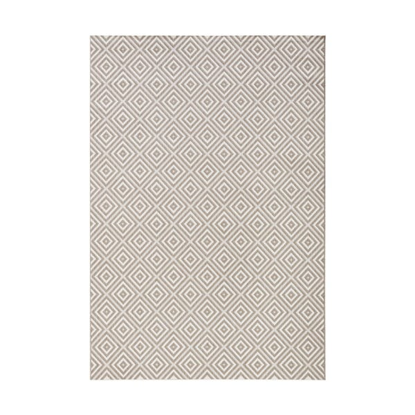 Szary dywan odpowiedni na zewnątrz NORTHRUGS Karo, 200x290 cm