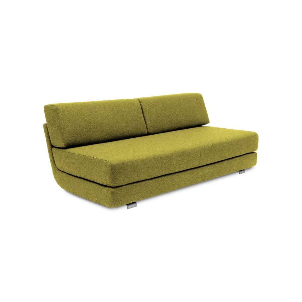 Żółta rozkładana sofa Softline Lounge