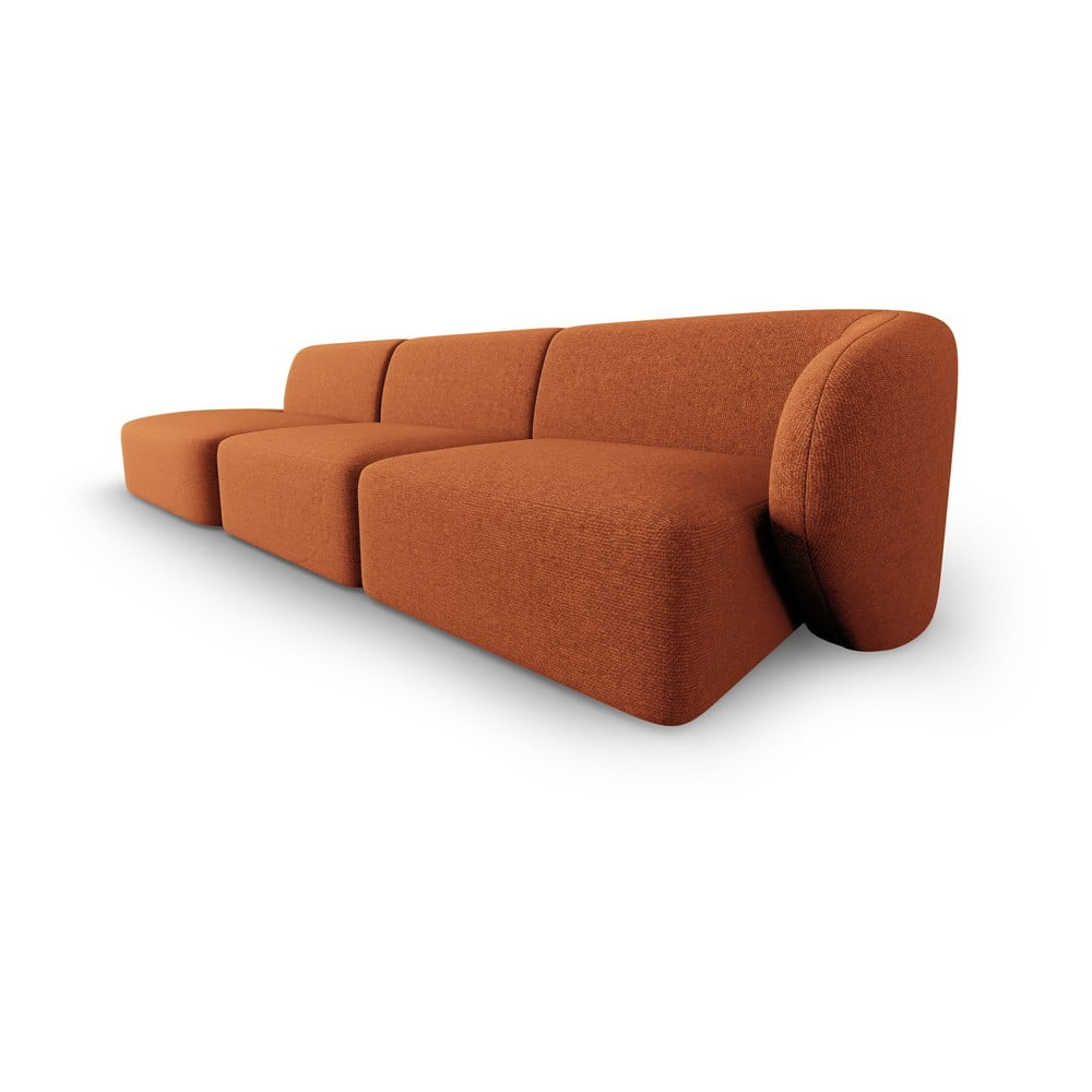 Pomarańczowa sofa 302 cm Shane – Micadoni Home