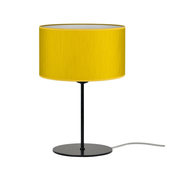 Żółta lampa stołowa Bulb Attack Doce S, ⌀ 25 cm