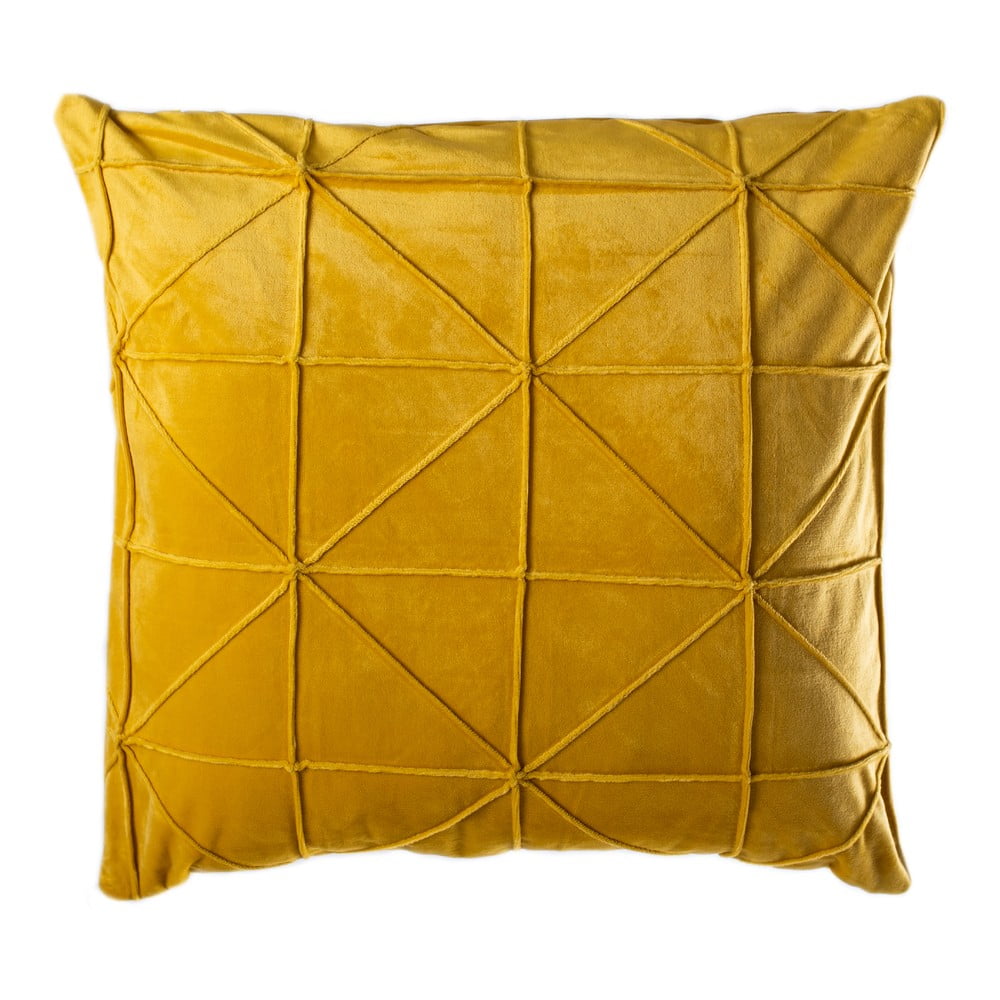 Żółta poduszka JAHU Amy, 45x45 cm