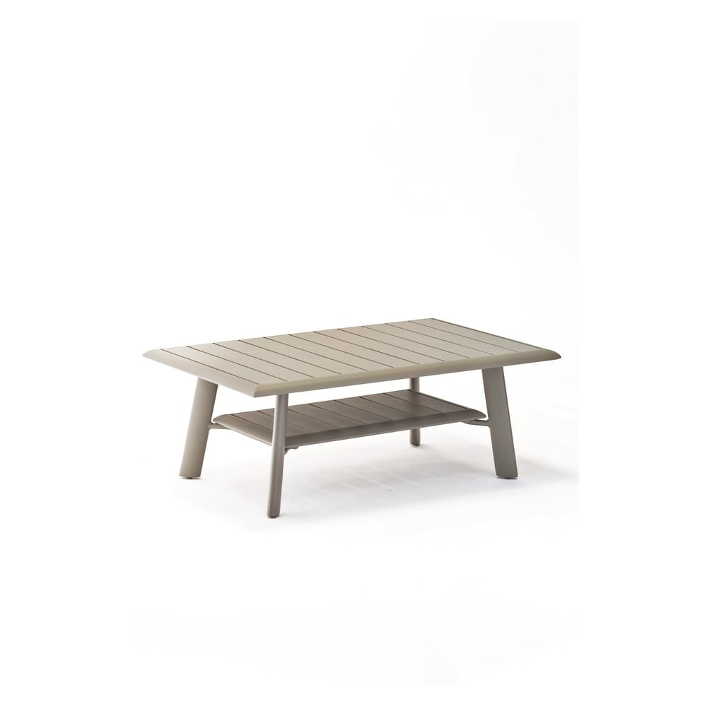 Szary aluminiowy stolik ogrodowy Ezeis Spring