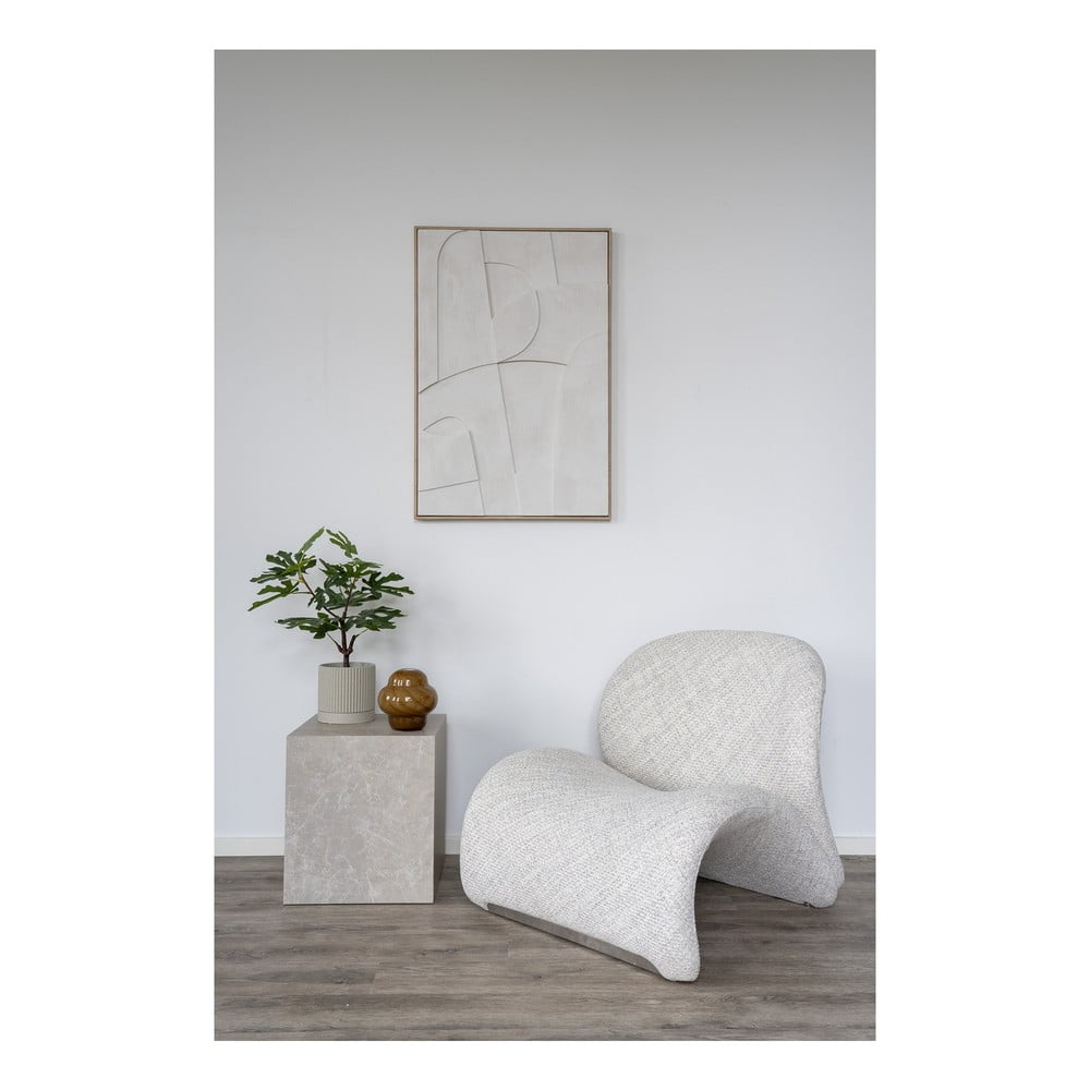 Stolik w dekorze marmuru 40x40 cm Prague – House Nordic