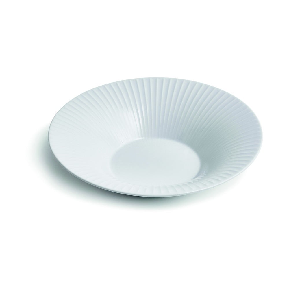 Biały porcelanowy głęboki talerz Kähler Design Hammershoi, ⌀ 26 cm