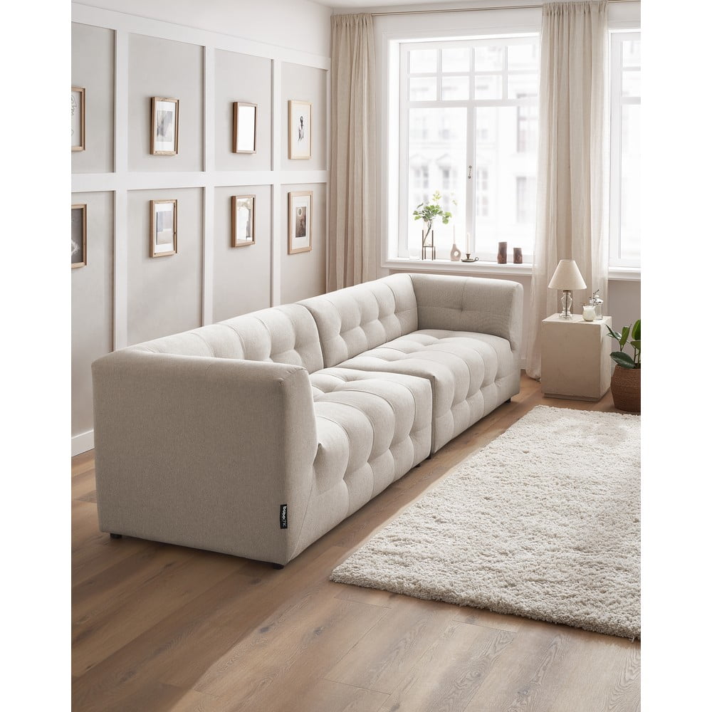 Beżowa sofa 324 cm Kleber – Bobochic Paris