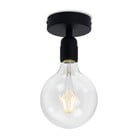 Czarna lampa sufitowa Bulb Attack Uno Basic
