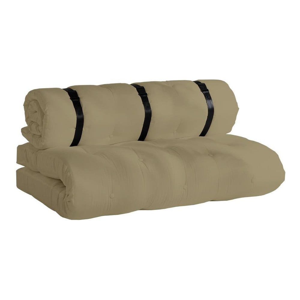 Beżowa sofa rozkładana odpowiednia na zewnątrz Karup Design OUT™ Buckle Up Beige