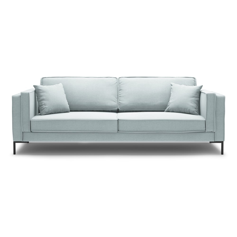 Jasnoniebieska sofa Milo Casa Attilio, 230 cm