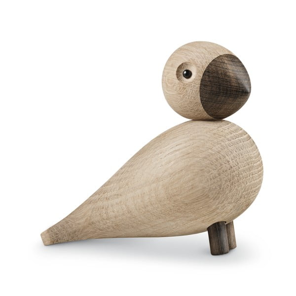 Figurka z litego drewna dębowego Kay Bojesen Denmark Songbird Alfred