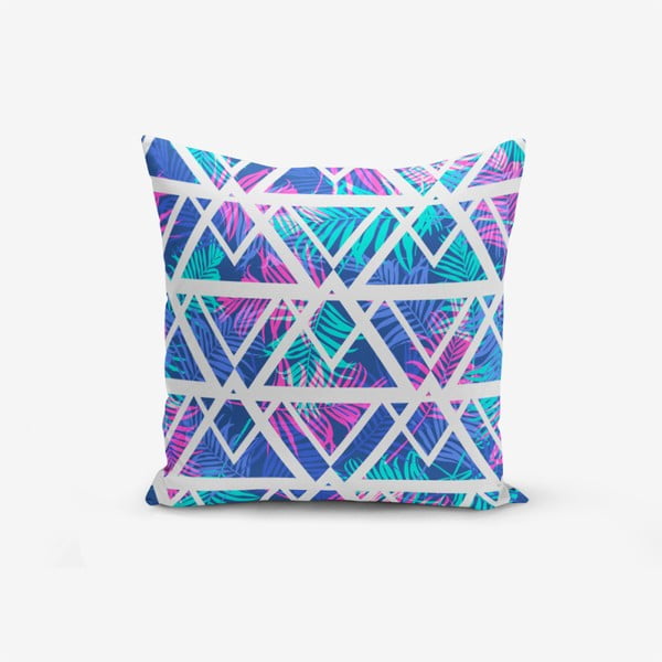 Poszewka na poduszkę z domieszką bawełny Minimalist Cushion Covers Palm Zigzag, 45x45 cm