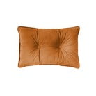 Pomarańczowa poduszka Tiseco Home Studio Velvet Button, 40x60 cm