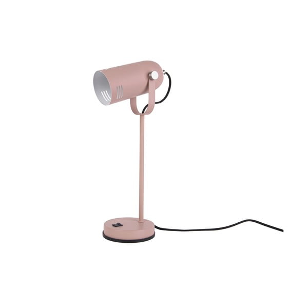Różowa lampa stołowa Leitmotiv Husk