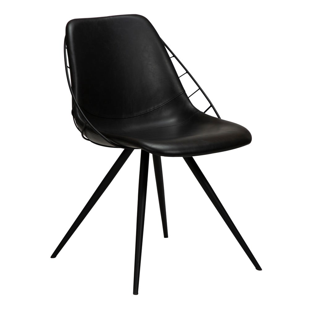 Zdjęcia - Krzesło SWAY Czarne  z imitacji skóry DAN-FORM Denmark  czarny 