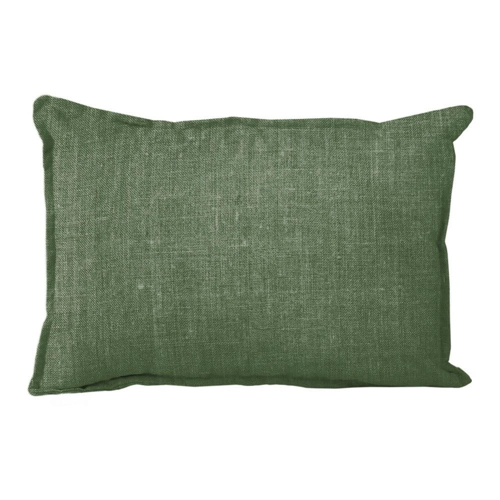 Zielona poduszka dekoracyjna Really Nice Things Lino Moss, 35x50 cm
